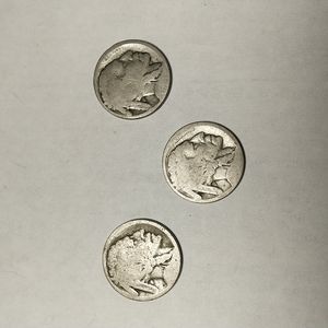 Buffalo nickels (3)  no dates